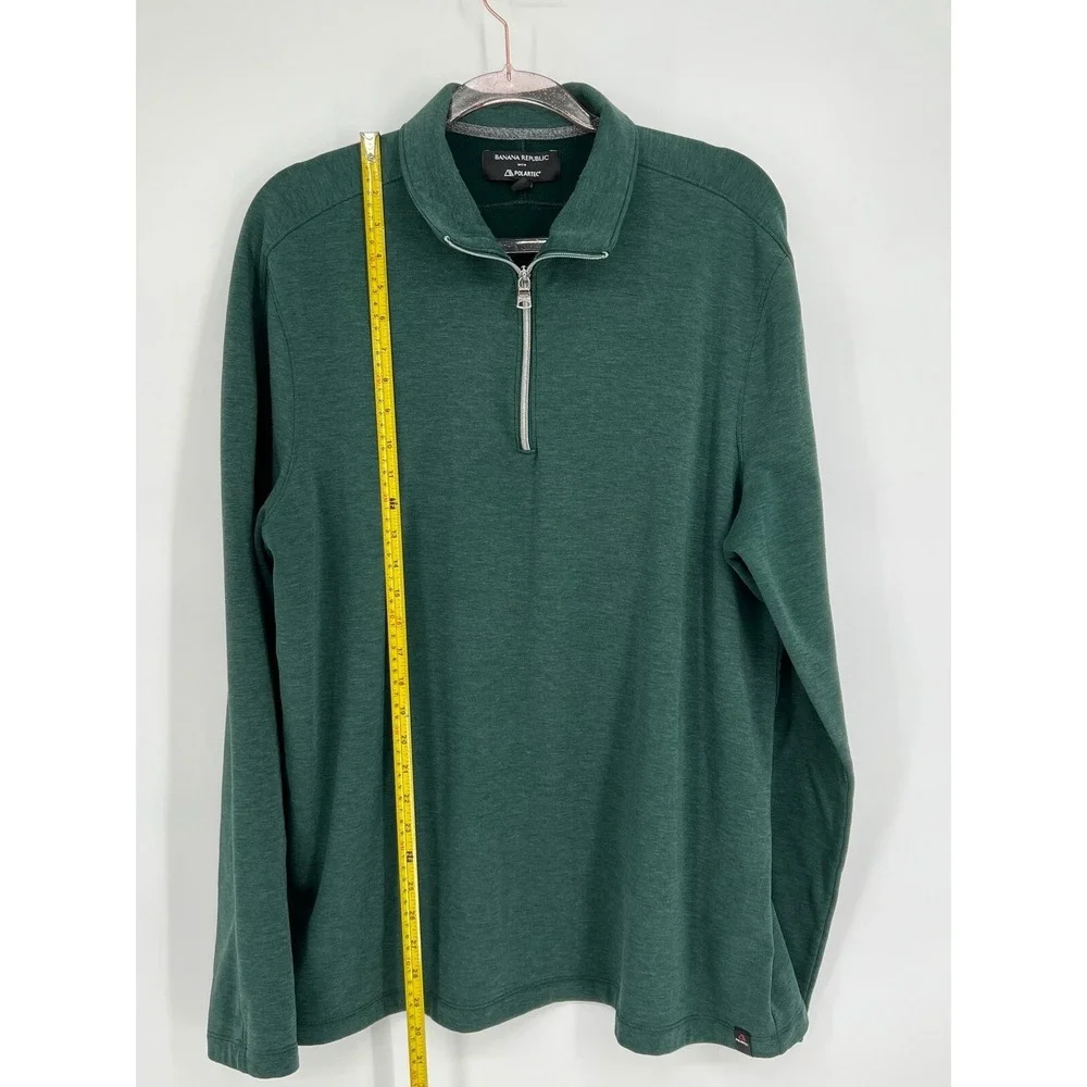Banana Republic Polartec Pullover Long Sleeve Green Athletic‎ Top XL